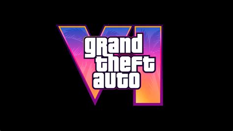 Grand Theft Auto 6 Logo 4K #2951n Wallpaper PC Desktop