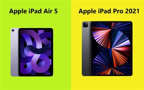 Apple iPad Air 5 Vs iPad Pro 2021 – What's the Difference? - Predik.my.id