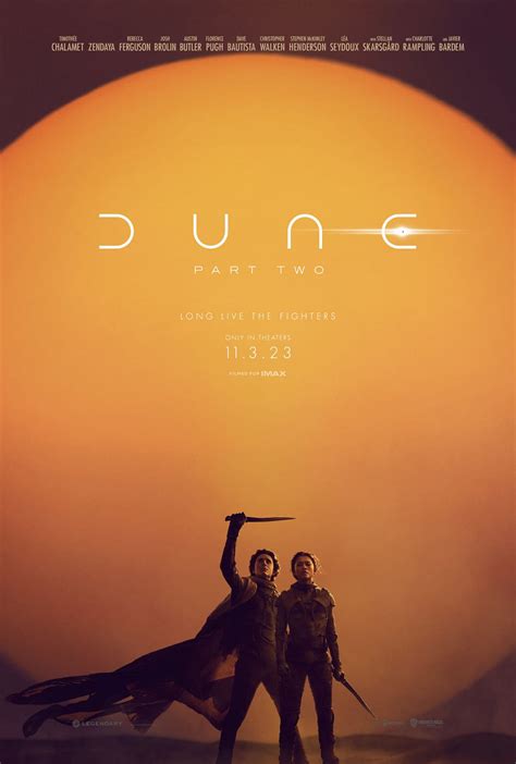 Dune: Part Two - First Poster Is Released, Trailer Drops Tomorrow