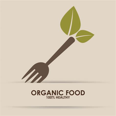 Creative organic food logo vector 06 free download