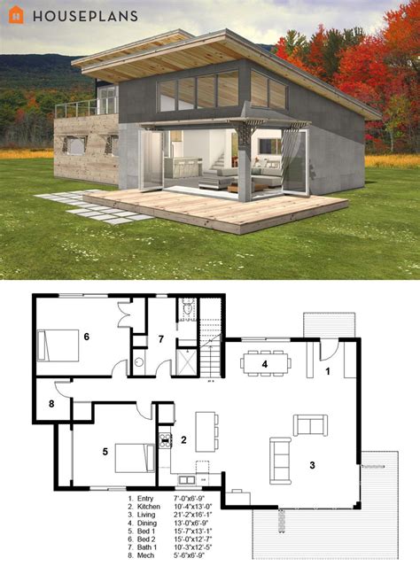 Small Modern House Floor Plans: Exploring The Possibilities - House Plans