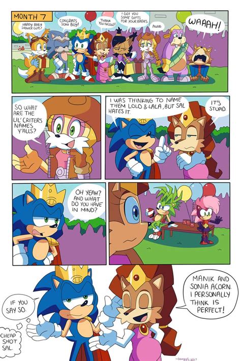 Commission Queen Sally is Pregnant Page 3 by Domestic-hedgehog | Sonic ...