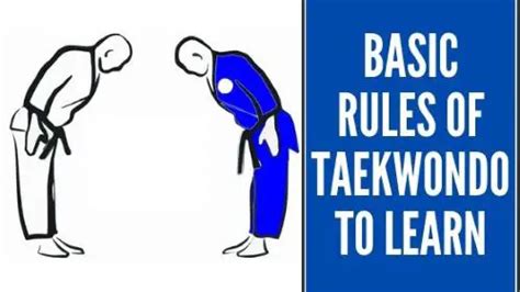 (Fast Guide) Basic Rules of Taekwondo to Learn for Beginners