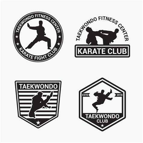 TAEKWONDO LOGO DESIGN VECTOR TEMPLATE 2336109 Vector Art at Vecteezy