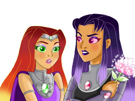 Alien Sisters- Starfire and Blackfire from Superhero Girls Teen Titans ...