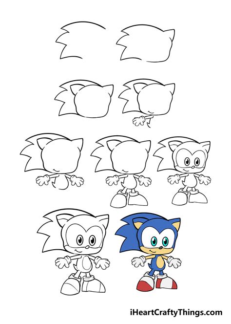 10+ Easy To Draw Sonic - HarleenUisdean