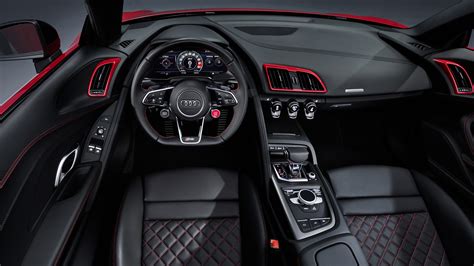 Audi R8 V10 RWD Spyder 2019 4K Interior Wallpaper | HD Car Wallpapers ...