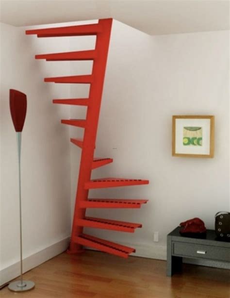 18 Interesting Options For Designing Stairs For The Attic