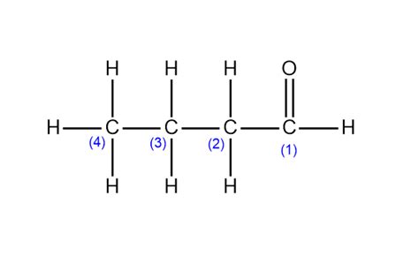 Chemical Structure Of Butanal