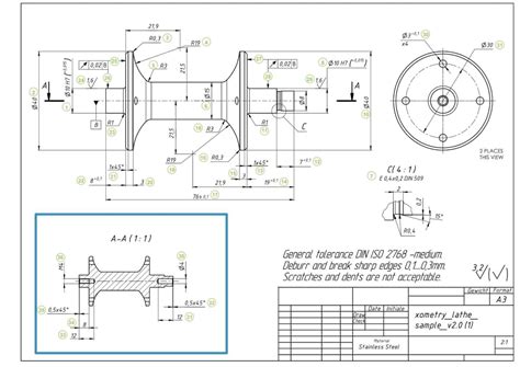 Technical Drawing Template