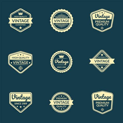 Free Vintage Badge Collection Logo template to edit