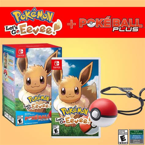 Pokemon: Let's Go, Eevee! + Poke Ball Plus Pack