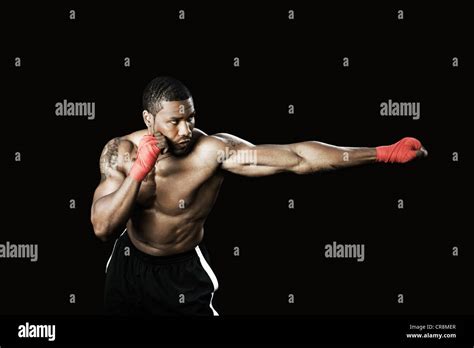 Boxer punching Stock Photo, Royalty Free Image: 48749535 - Alamy