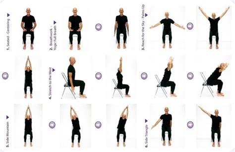 Printable+Senior+Chair+Yoga+Poses | Chair yoga, Chair pose yoga, Yoga ...