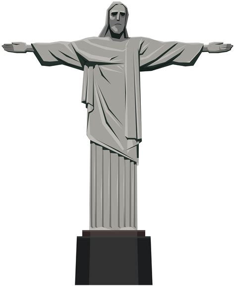 Christ the Redeemer Statue PNG Clip Art - Best WEB Clipart