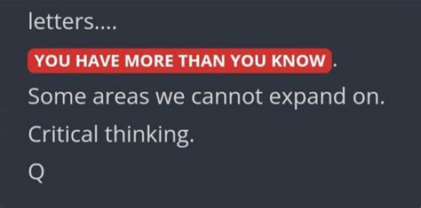 Q: You Have More Than You Know! | Alternative | Before It's News