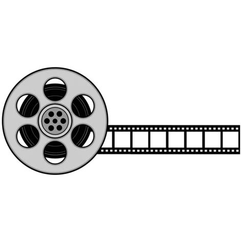 Film Reel Cartoon Illustration Film Strip Reel — Stock Vector ...