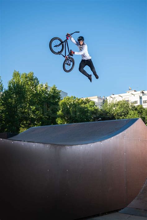 BMX Bike Stunt | Stock image | Colourbox