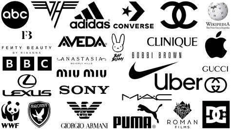 Famous Black And White Logos: Logos That Are Black And White