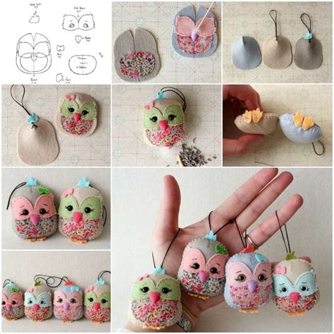 DIY Cute Felt Owl Lavender Sachet