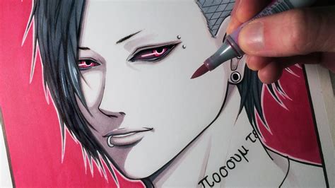 Let's Draw Uta from Tokyo Ghoul - FAN ART FRIDAY - YouTube