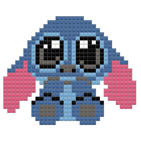 Stitch Disney Pixel Art Brik Book Minecraft Pixel Art Pixel Art ...