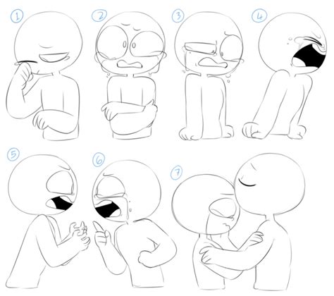 Poses Anime Chibi Template