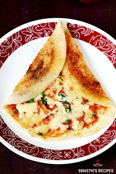 Cheese Dosa Recipe - Swasthi's Recipes