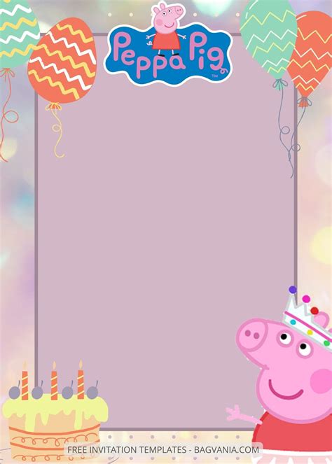 Peppa Pig Birthday Outfit, Peppa Pig Birthday Invitations, Free ...