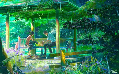 The Garden Of Words, Rain, Makoto Shinkai Wallpapers HD / Desktop and ...