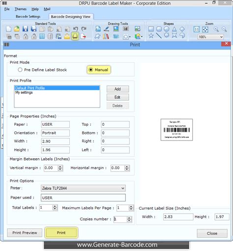 Codabar barcode font designed by DRPU barcode software - Generate ...