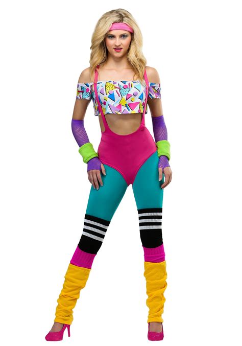 Work It Out 80's Costume for Women