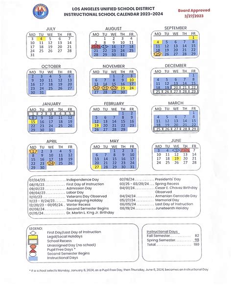 Lausd School Calendar 2024 25 - Faith Jasmine