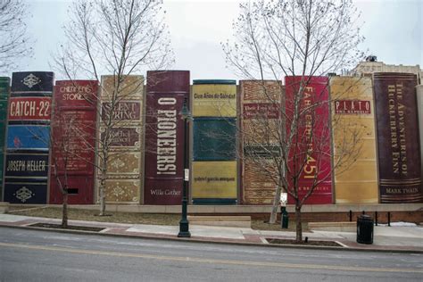 Kansas City Library: The Parking Garage Made of Giant Books!