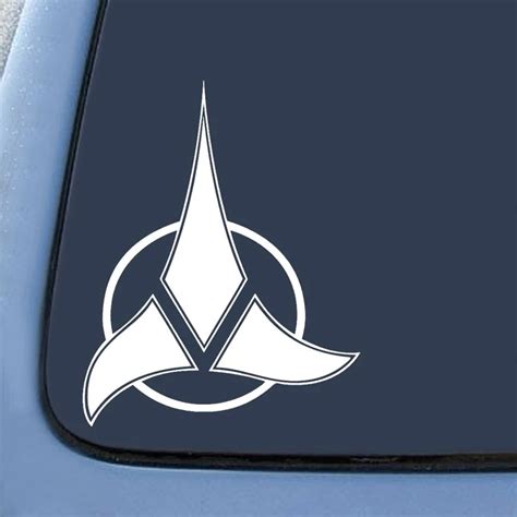 Klingon Empire Symbol Car Sticker Die Cut Decal Notebook Car Laptop 5.5 ...