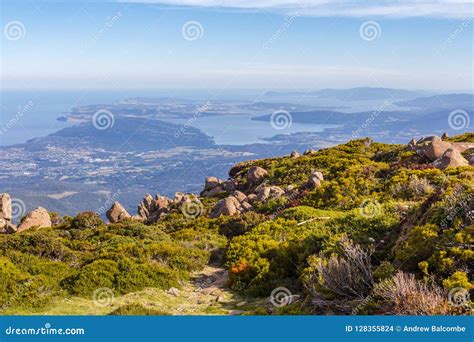 The Stunning Summit of Mount Wellington Overlooking Hobart and the ...