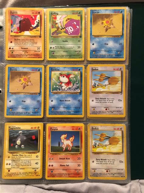 Pokémon Cards From the 90s 1995,96,98. binder 1 - Etsy