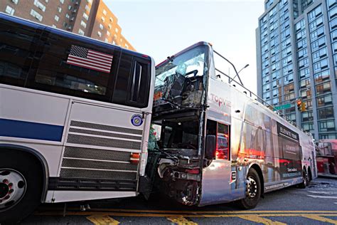 Manhattan Bus Crash Hospitalizes 32, Chaos Ensues