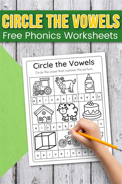 Vowels Worksheets