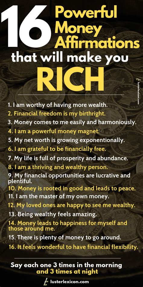 16 Powerful Money Affirmations for Financial Freedom