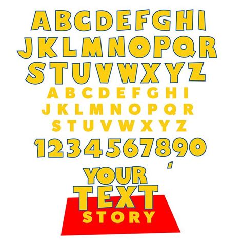 Toy Story Font Free Download 318 in 2023 | Toy story font, Toy story ...