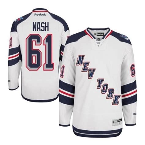 Rick Nash New York Rangers Reebok Premier White 2014 Stadium Series ...