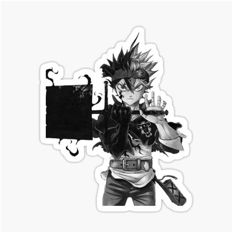 "Demon Form Asta " Sticker for Sale by phuoth | Redbubble