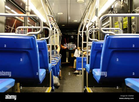 Interior mta public transportation bus hi-res stock photography and ...