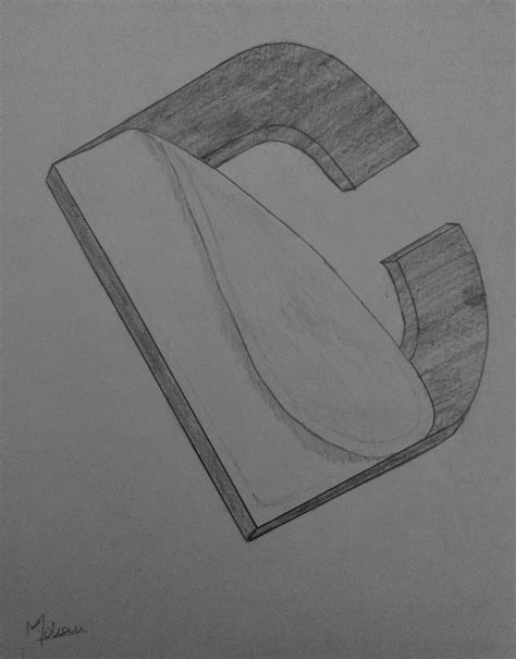 DC Logo Pencil Sketch