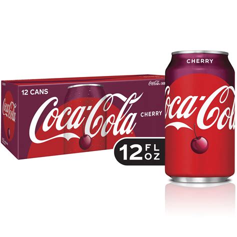 Coca-Cola Cherry Flavored Soda, 12 Fl. Oz., 12 Count - Walmart.com