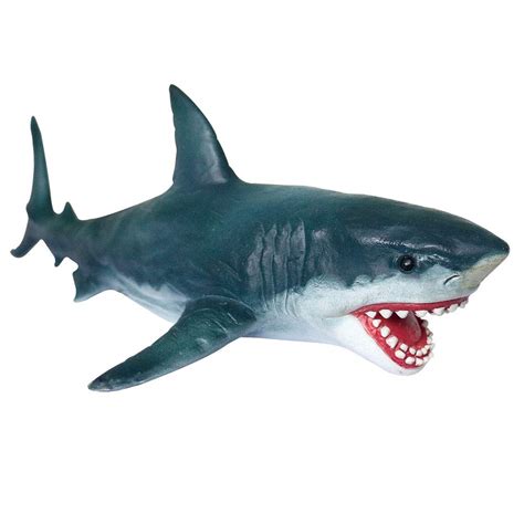 Buy (Shark) - Geminismart Sea Life Great White Shark Toy Figures Soft ...