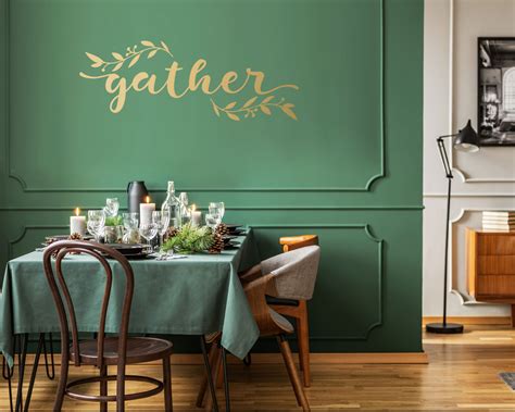 Gather Wall Decor Gather Wall Decal Thanksgiving Wall | Etsy