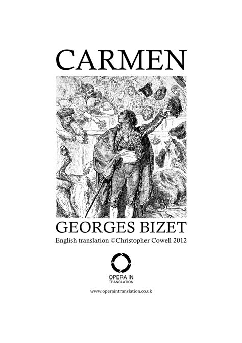 Carmen - World Opera in English