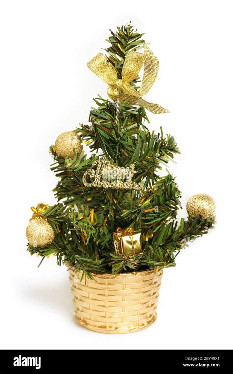 Christmas tree with decorations Stock Photo - Alamy